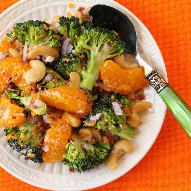 ตัวอย่าง ภาพหน้าปก:Broccoli Bacon and Mandarin Orange Salad สลัดอร่อยทำง่ายๆ มีประโยชน์ต่อร่างกาย
