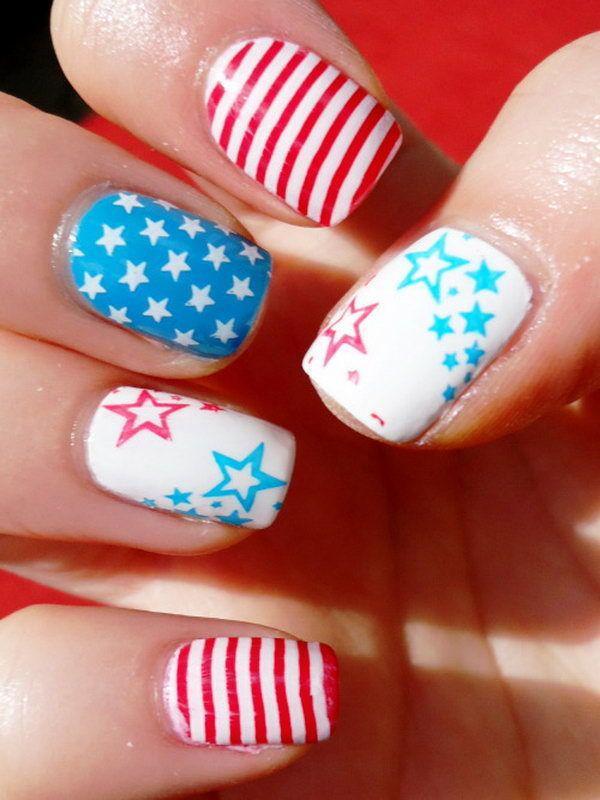 รูปภาพ:http://ideastand.com/wp-content/uploads/2015/07/star-nails/47-star-nail-art-designs.jpg