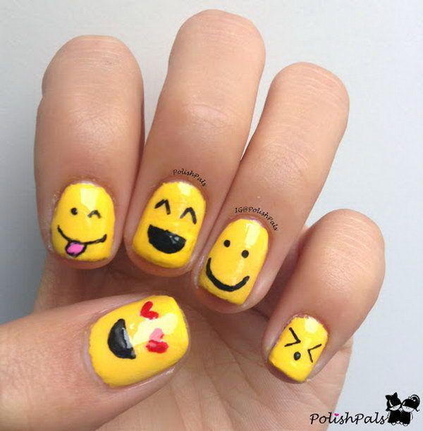 รูปภาพ:http://ideastand.com/wp-content/uploads/2014/12/smiley-face-nails/2-smiley-face-nails.jpg