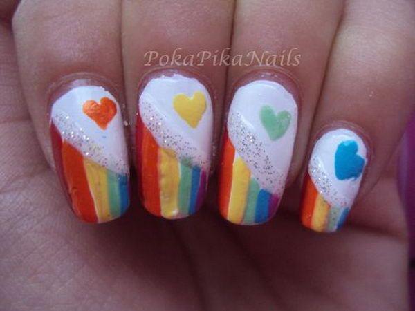 รูปภาพ:http://ideastand.com/wp-content/uploads/2014/11/rainbow-nail-designs/15-cool-rainbow-nail-designs.jpg