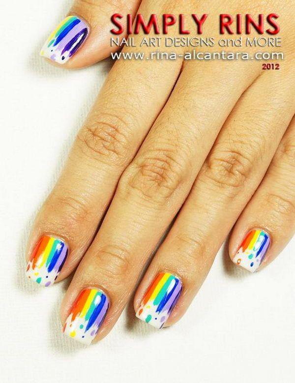 รูปภาพ:http://ideastand.com/wp-content/uploads/2014/11/rainbow-nail-designs/1-cool-rainbow-nail-designs.jpg
