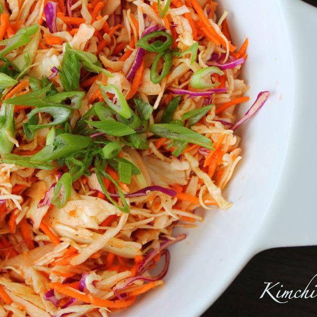 ภาพประกอบบทความ Kimchi Slaw with Sweet and Spicy Vinaigrette สลัดกิมจิรสเด็ด กินเพลินเกินห้ามใจซะไม่มี 