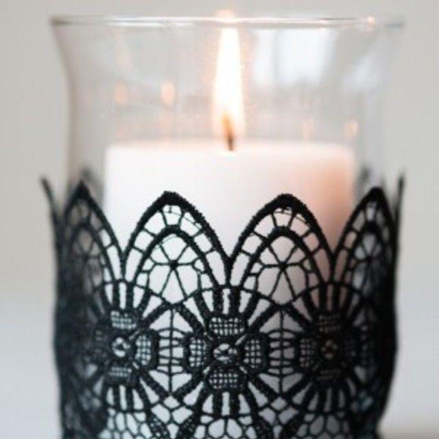 ภาพประกอบบทความ  DIY Black Lace Candle Holders แก้วใส่เทียนสุดเริ่ด รับรองสวยเก๋ไม่เหมือนใคร