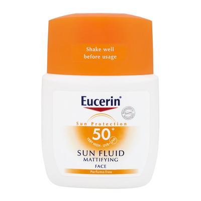 รูปภาพ:www.feelunique.com/.../Eucerin-Sun-Face-Mattifying-Fluid-SPF-50-50ml