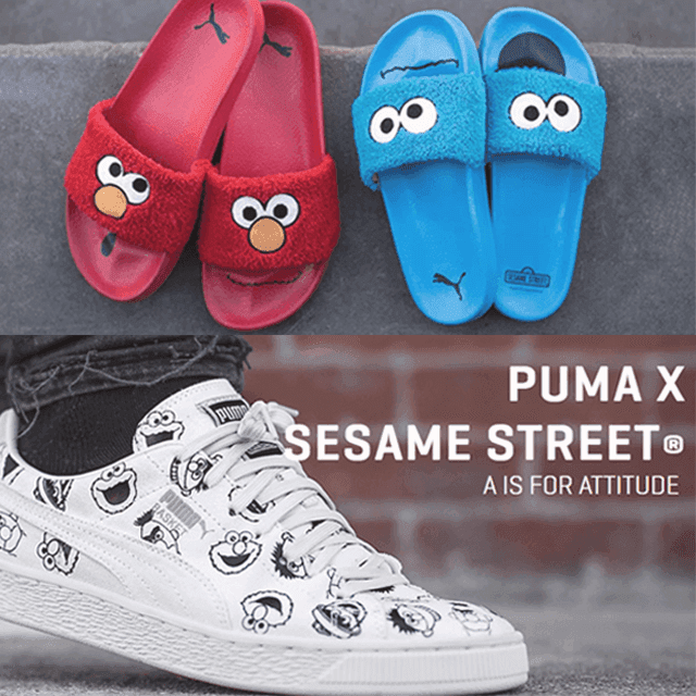 ตัวอย่าง ภาพหน้าปก:จับตัวละครสุดขี้เล่น มาเป็นแฟชั่นสุดซ่า กับรองเท้าผ้าใบ PUMA x SESAME STREET