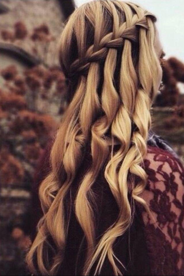 รูปภาพ:http://hairstylehub.com/wp-content/uploads/2017/03/Waterfall-Braid-Headband.jpg