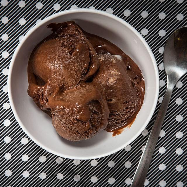 ตัวอย่าง ภาพหน้าปก:'Chocolate Sorbet Ice-Cream' ไอศกรีมซอร์เบทช็อกโกแลต สูตรไร้นมเนย อร่อยเด็ดสุดฟิน