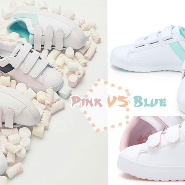 ตัวอย่าง ภาพหน้าปก:ชิคแบบน่ารัก! กับ 'รองเท้า Pony สี Sakura X Soft Sky Blue' สีสวยหวาน รุ่นใหม่จากเกาหลี!