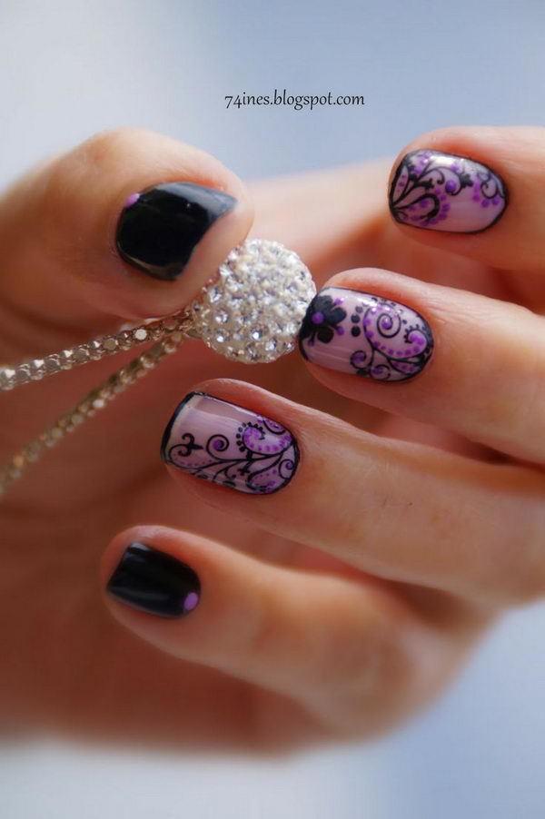 รูปภาพ:http://hative.com/wp-content/uploads/2014/11/lace-nail-art-designs/4-fashionable-lace-nail-art-designs.jpg