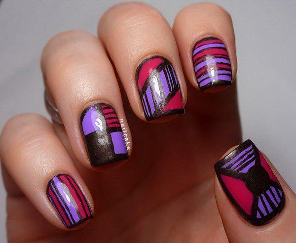 รูปภาพ:http://hative.com/wp-content/uploads/2015/07/purple-nails/18-purple-nail-art-designs.jpg