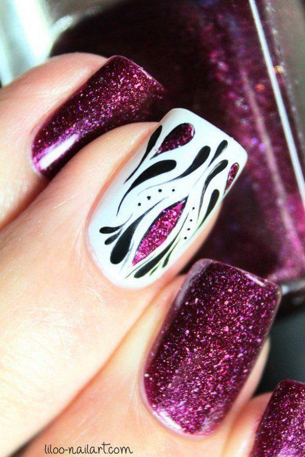 รูปภาพ:http://hative.com/wp-content/uploads/2015/07/purple-nails/1-7-purple-nail-art-designs.jpg