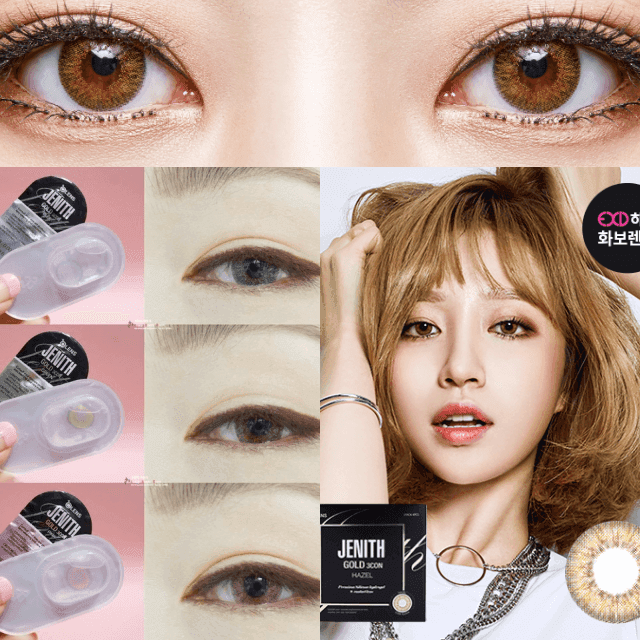 ตัวอย่าง ภาพหน้าปก:O-LENS รุ่น Jenith Gold 3CON คอนแทคเลนส์ สีสวยใส่สบาย ที่ไอดอลเกาหลีนิยมใส่