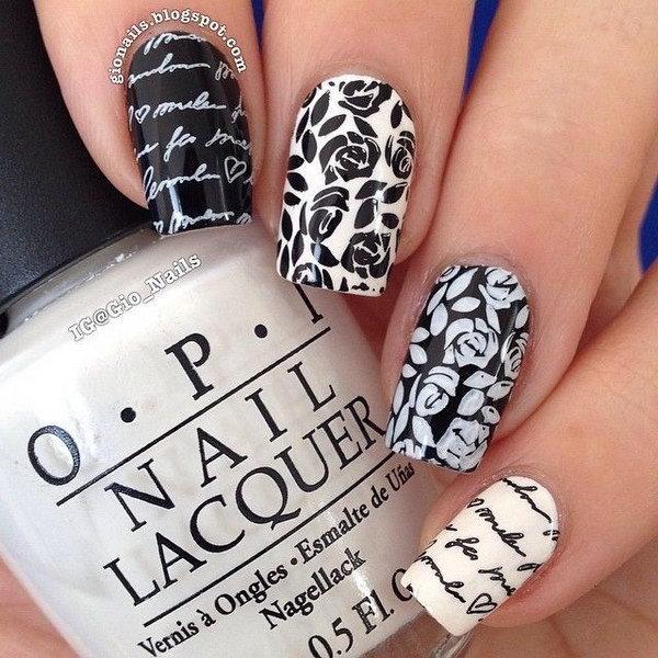รูปภาพ:http://styletic.com/wp-content/uploads/2015/12/black-and-white-nails/73-black-and-white-nail-designs.jpg