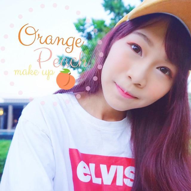 ภาพประกอบบทความ Orange-Peach Make up ' แต่งหน้าสีส้มพีชสไตล์ Ulzzang