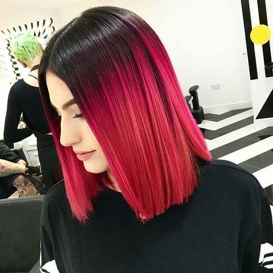 รูปภาพ:http://hairstylehub.com/wp-content/uploads/2017/03/magenta-ombre-blunt-bob.jpg