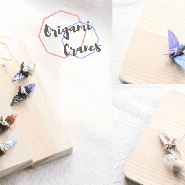 ภาพประกอบบทความ ไอเดียเครื่องประดับ "Origami Cranes" สไตล์ญี่ปุ่น สวย ดูโดดเด่น ติดปีกบินไปกันเถอะ!