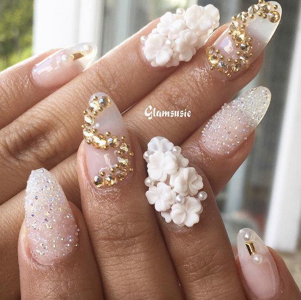 รูปภาพ:http://styleskinner.com/wp-content/uploads/2017/03/Sparkly-glam-nails.jpg