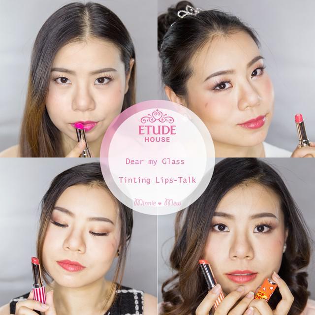 ตัวอย่าง ภาพหน้าปก:รีวิวแบบจัดเต็ม 20 สี ลิปสติก Dear My Glass Tinting Lips-talk จาก Etude House