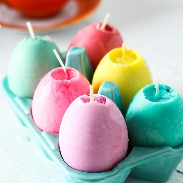 ภาพประกอบบทความ DIY COLORFUL EGG CANDLES เทียนเปลือกไข่สุดเก๋ไก๋  ทำเองก็ได้ไม่ซ้ำใครแน่นอน