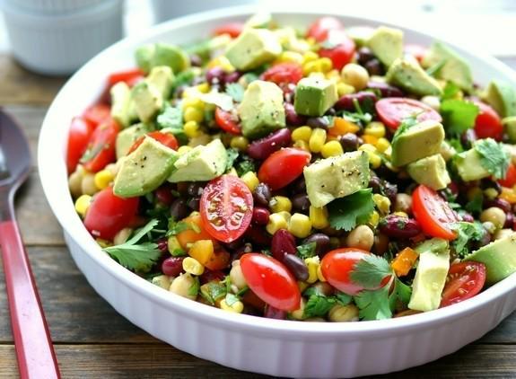 รูปภาพ:http://noblepig.com/images/2016/06/Avocado-and-Three-Bean-Salad-a-favorite-side-dish.JPG