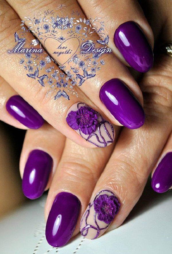 รูปภาพ:http://www.cuded.com/wp-content/uploads/2017/03/Purple-Nail-Art-Designs-3.jpg