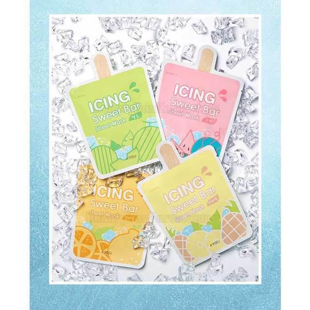 ภาพประกอบบทความ ลองมั้ย!! A'PIEU Icing Sweet Bar Sheet Mask มาส์กหน้าผลไม้ กลิ่นหอมตัวใหม่ ส่งตรงจากเกาหลี