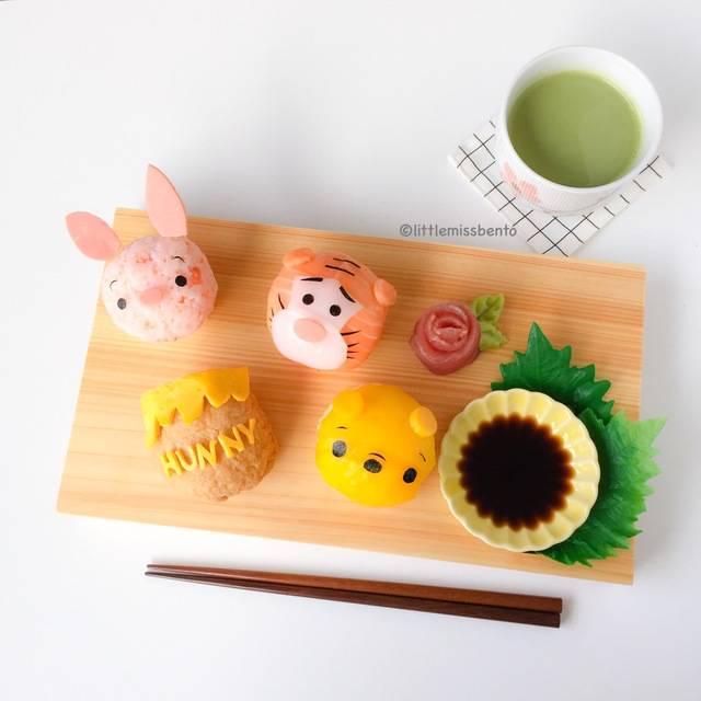 รูปภาพ:http://littlemissbento.com/wp-content/uploads/2015/06/Winnie-the-Pooh-Temari-Sushi-2.jpg