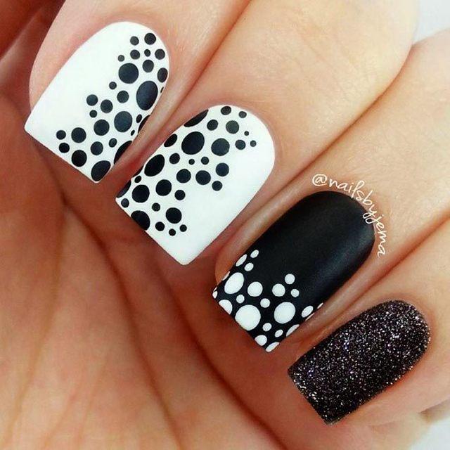 รูปภาพ:https://naildesignsjournal.com/wp-content/uploads/2017/05/white-black-nail-designs-black-white-nails-brilliant-shade.jpg