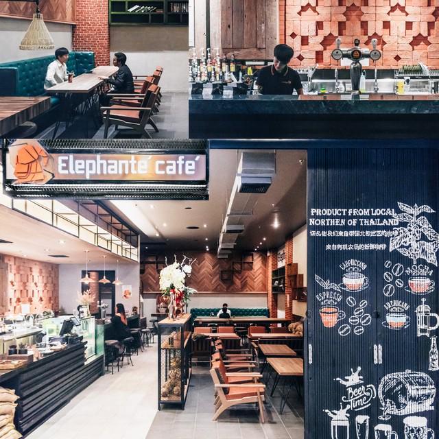 ภาพประกอบบทความ แต่งตัวฮิป จิบกาแฟคุณภาพเริ่ดที่ Elephanté Cafe ร้านกาแฟน่านั่ง พระราม 9 ใน SHOWDC