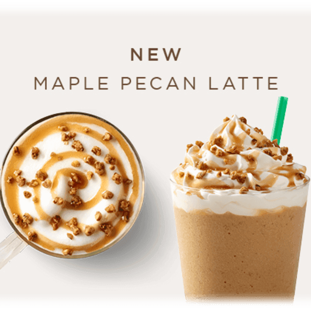 ตัวอย่าง ภาพหน้าปก:ชิมเลย สตาร์บัคส์เมนูใหม่ 'Maple Pecan Latte' กาแฟรสนุ่ม หวานละมุนซอสเมเปิ้ลพีแคน