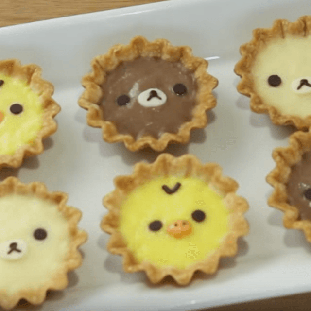 ภาพประกอบบทความ ทาร์ตจิ๋ว "ริลัคคุมะ (Rilakkuma)" หวานหอมนุ่มละมุน ชิ้นพอดีคำ