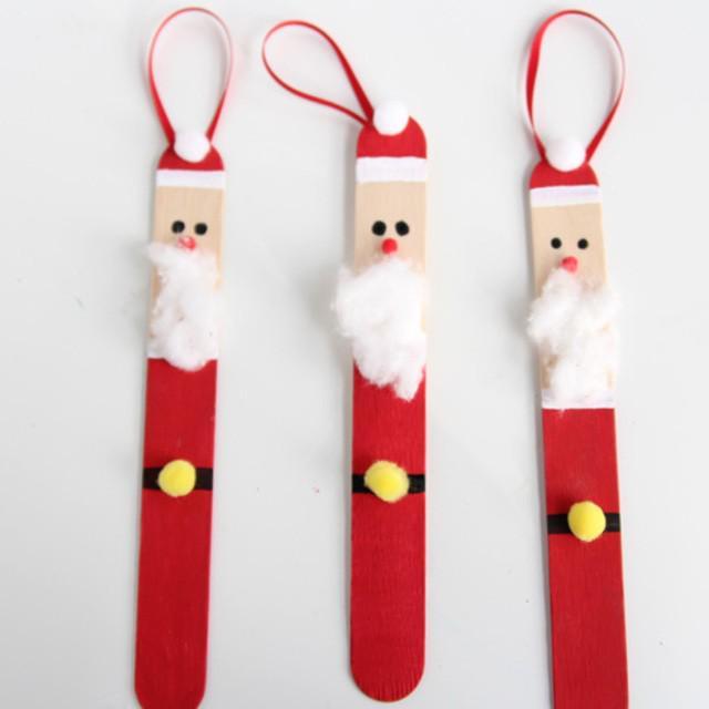 ตัวอย่าง ภาพหน้าปก:Popsicle Stick Santas DIY ไม้ไอติมรูปซานตาคลอส มุ้งมิ้งฟรุ้งฟริ้ง ต้อนรับวันคริสต์มาส