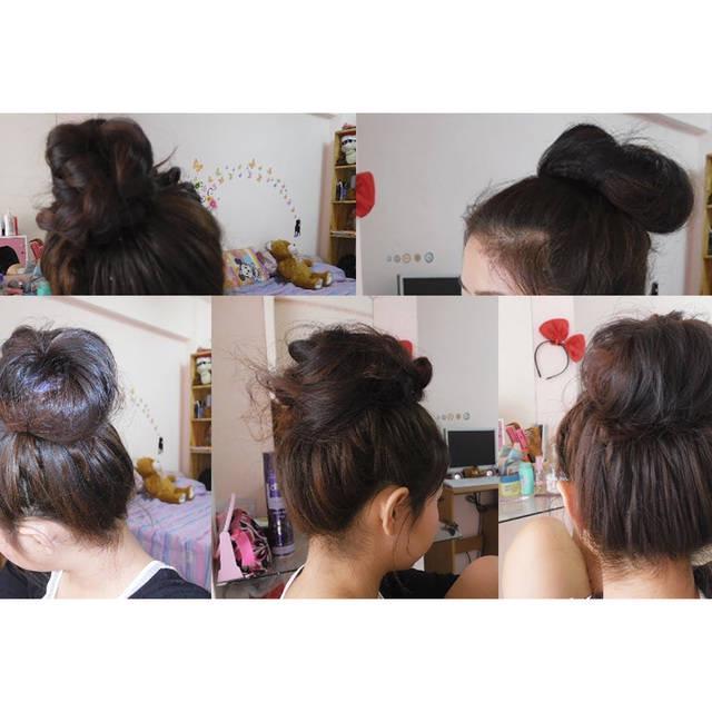 ภาพประกอบบทความ  How to : ทำผม มัดผมง่ายๆ (5 ways to Easy Bun Hair)