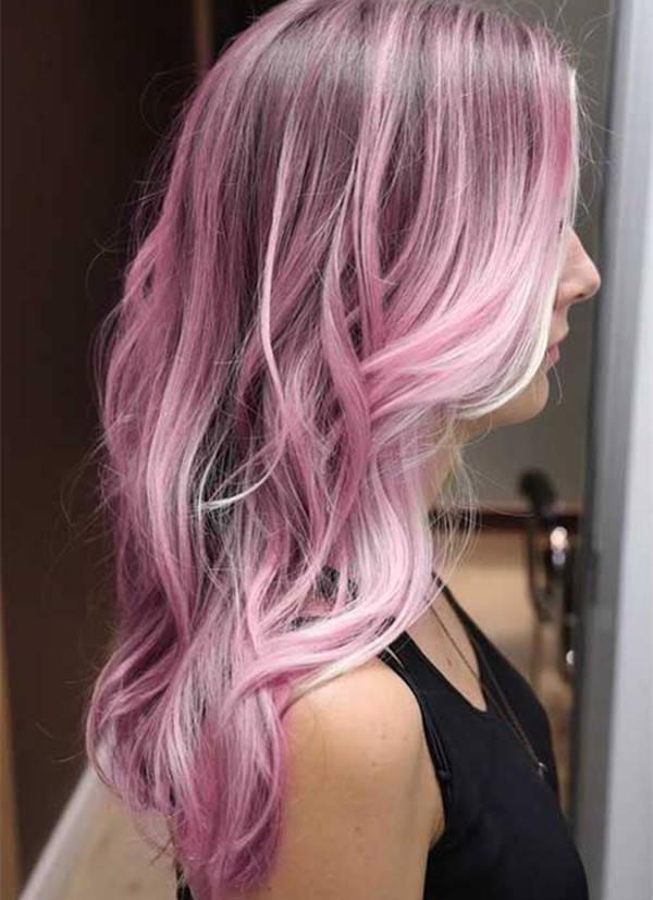 รูปภาพ:http://blog.vpfashion.com/wp-content/uploads/2015/04/Cotton-Pink-ombre-hair-color-for-black-hair.jpg