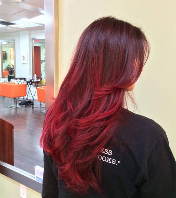 รูปภาพ:http://blog.vpfashion.com/wp-content/uploads/2015/04/Long-red-ombre-hairstyle-for-black-hair.jpg