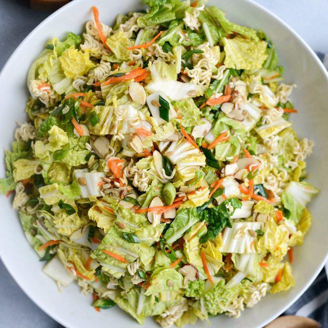 ตัวอย่าง ภาพหน้าปก:Crunchy Asian Ramen Salad เมนูสลัดกรุบกรอบ อร่อยฟินแบบแคลต่ำ 😄💘