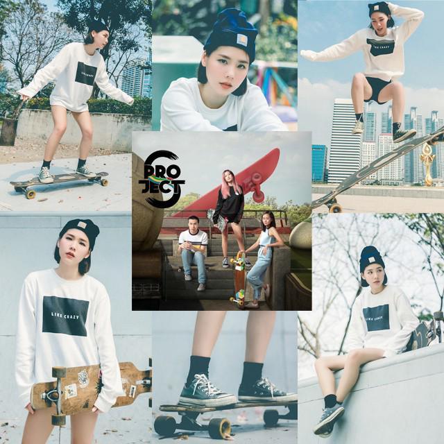 ภาพประกอบบทความ แชะภาพปังตามรอยซีรี่ส์ดัง "Project S the series" : SOS skate ซึม ซ่าส์  EP.1 (มาโพสท่าเป็น Skater Girl สุดเท่กันเถอะ!)
