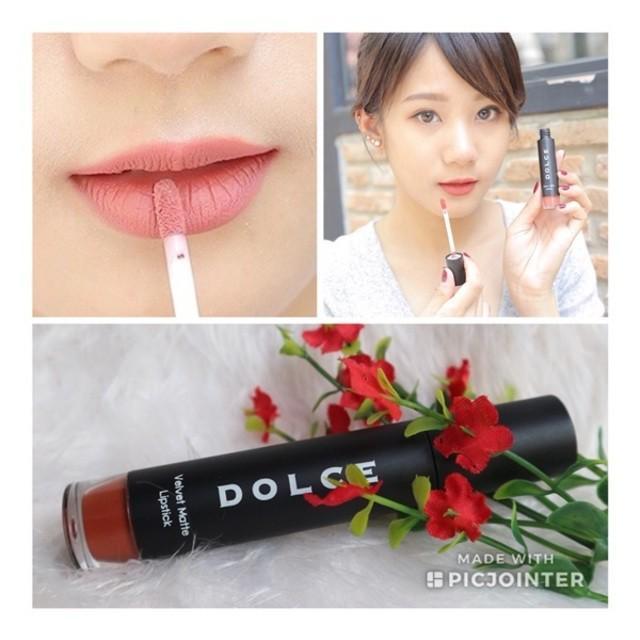 ภาพประกอบบทความ ♥️ [[REVIEW]] ♥️ DOLCE - Liquid Lipstick ลิปจิ้มจุ่ม สีสวยสไตล์สาวเกาหลี