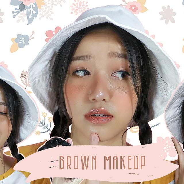 ภาพประกอบบทความ How to Brown makeup & fake freckles มีกระบนหน้าก็น่ารักไปอีกแบบนะเออ