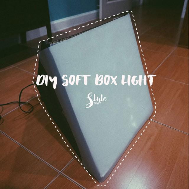 ภาพประกอบบทความ DIY soft box light ไฟถ่ายรูปในภาพดูละมุน ในราคาเบาๆ ♥
