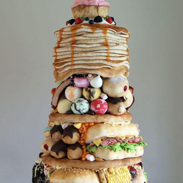 ภาพประกอบบทความ ธรรมดาทำไม่เป็น กับไอเดีย 'ขนมเค้ก' มากชั้น มากความสร้างสรรค์ ให้คุณร้องว้าว!!!