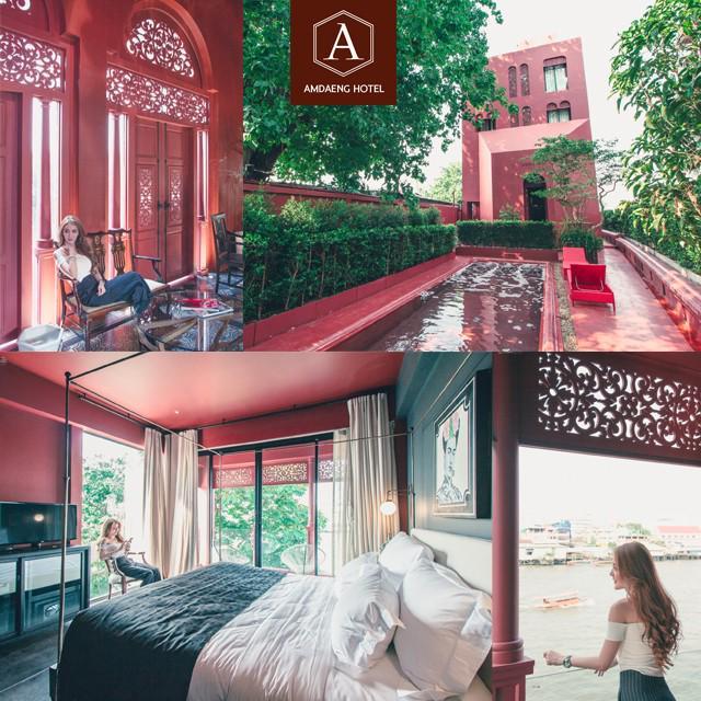 ภาพประกอบบทความ ปักพิกัด! กิน นอน ให้ผ่อนพัก ชวนไปตกหลุมรัก "Amdaeng Hotel" โรงแรมและร้านอาหารริมน้ำที่งามตะลึง!!