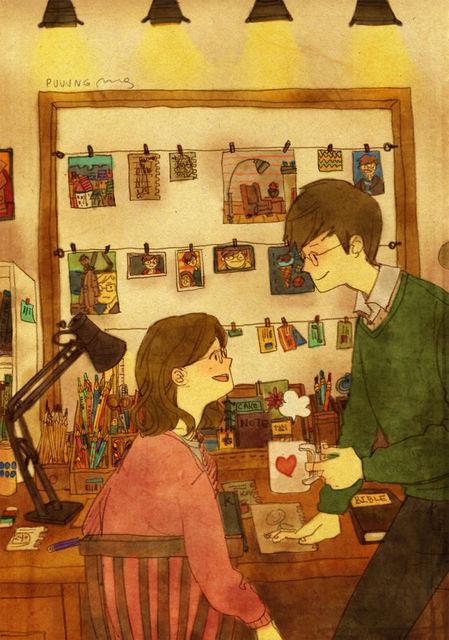 รูปภาพ:http://static.boredpanda.com/blog/wp-content/uploads/2015/04/sweet-couple-love-illustrations-art-puuung-37__700.jpg