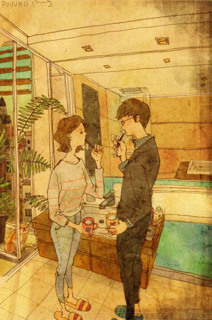 รูปภาพ:http://static.boredpanda.com/blog/wp-content/uploads/2015/04/sweet-couple-love-illustrations-art-puuung-43__700.jpg