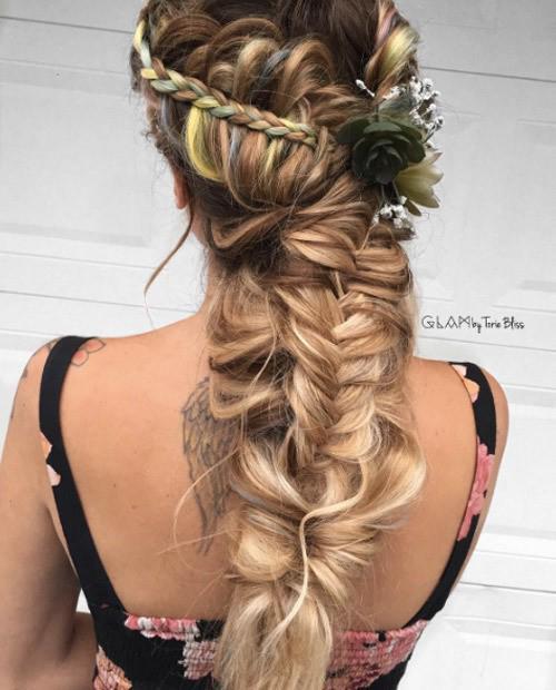 รูปภาพ:http://styleskinner.com/wp-content/uploads/2018/04/43-mixed-braids-with-pastel-highlights.jpg
