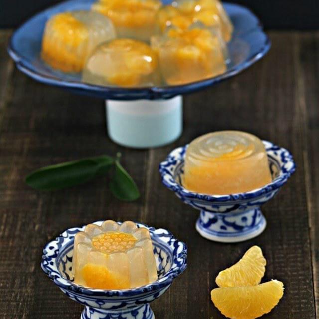 ภาพประกอบบทความ สูตรวุ้น Orange Yuzu Jelly 'วุ้นส้มยูซุเจลลี่ใสหอมกลิ่นส้ม' ส่วนผสมทำง่ายมาก