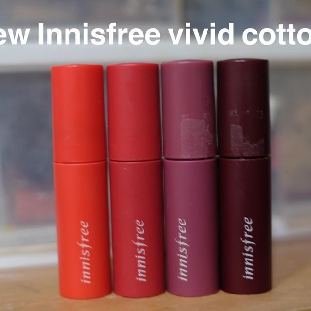 ภาพประกอบบทความ รีวิว Lip innisfree vivid cotton ink ของมันต้องมีที่แท้ทรู!