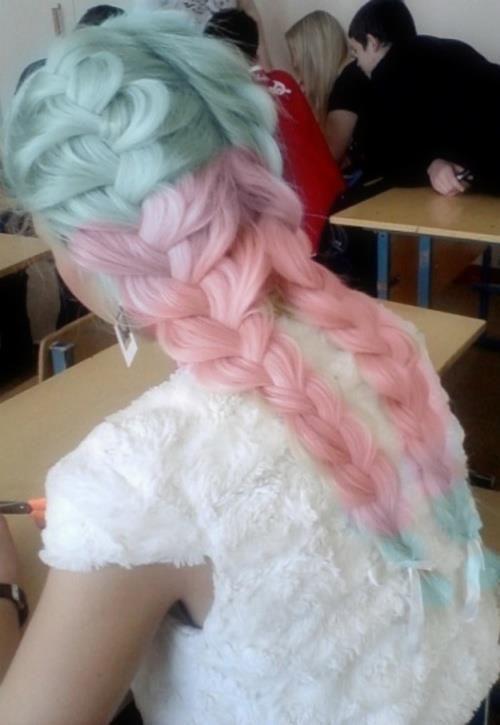 รูปภาพ:https://hairstylehub.com/wp-content/uploads/2017/08/pastel-french-braids.jpg