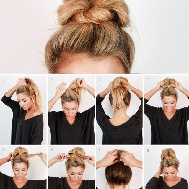 ภาพประกอบบทความ รวมไอเดีย "ฺ2 Minutes Bun Hairstyles" ทำผมบันง่ายๆ สวยเสกได้เพียง 2 นาที 