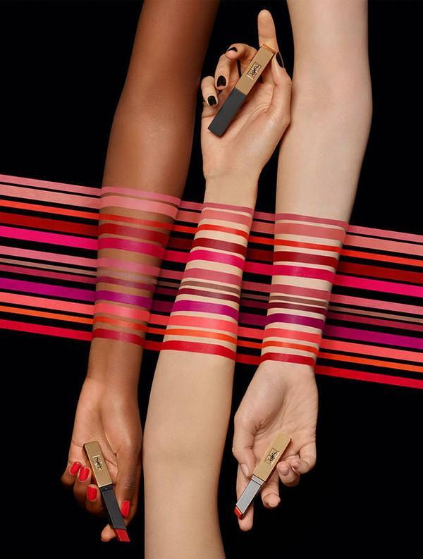รูปภาพ:https://www.chicprofile.com/wp-content/uploads/2018/08/YSL-Rouge-Pur-Couture-The-Slim-Matte-Lipstick-Swatches.jpg